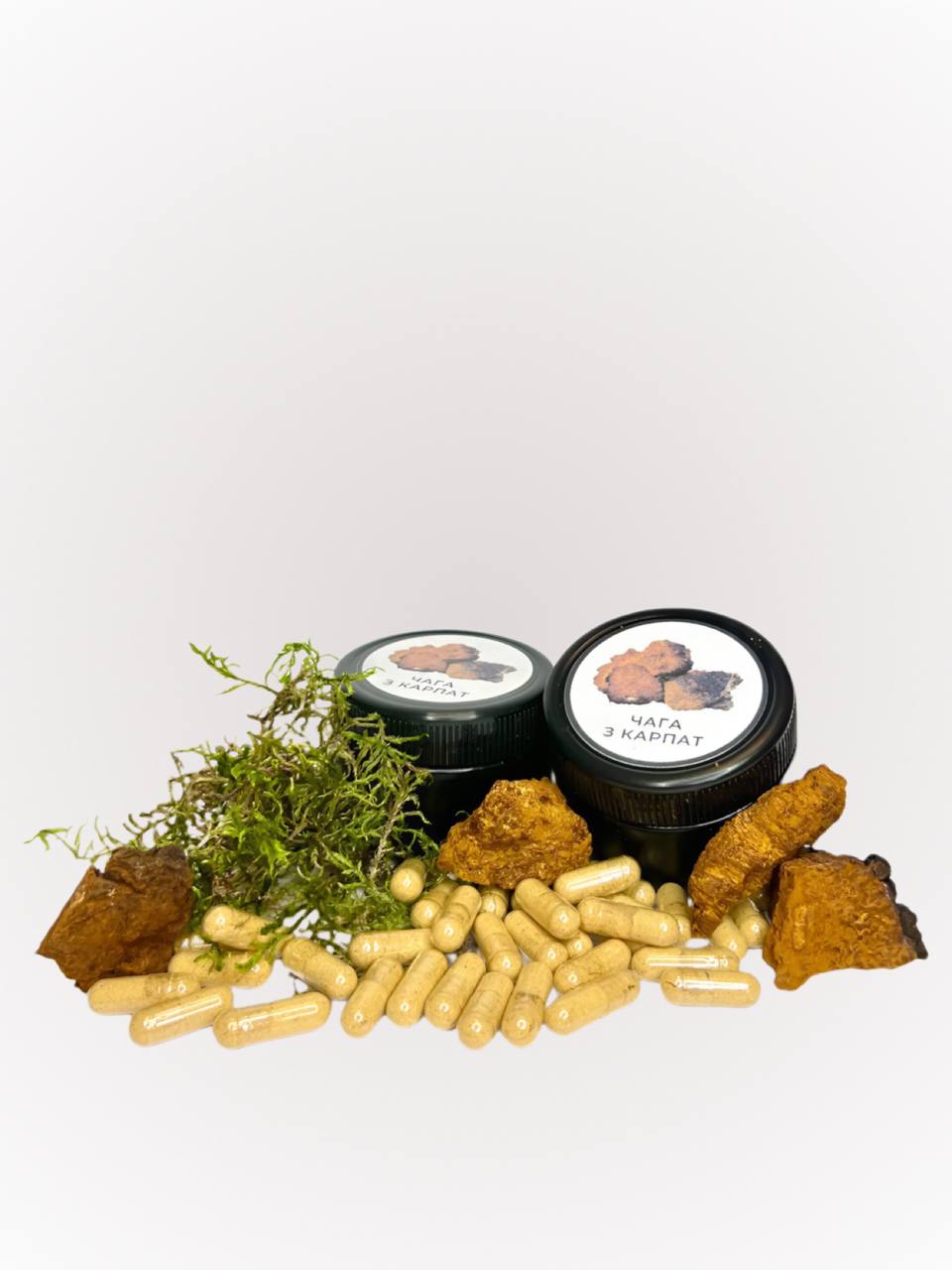 58771903.jpg Чага в капсулах 60шт по 0.5 г - Зображення 1