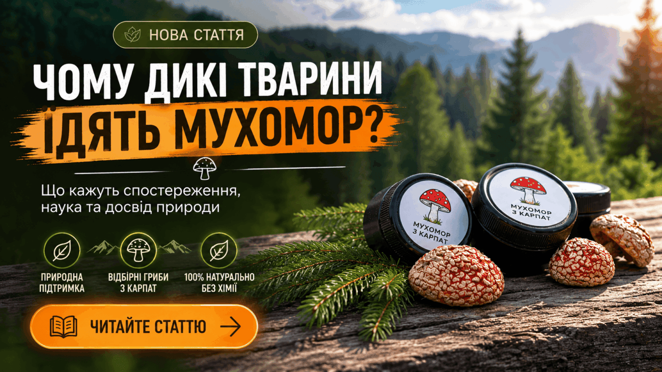 Чому тварини вживають мухомор